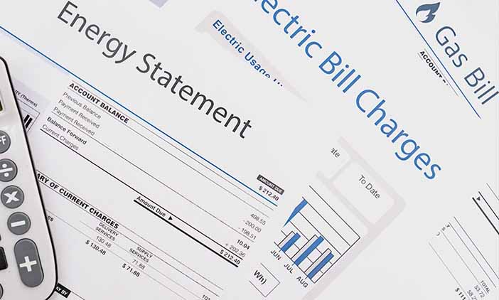 Utility Bill examples
